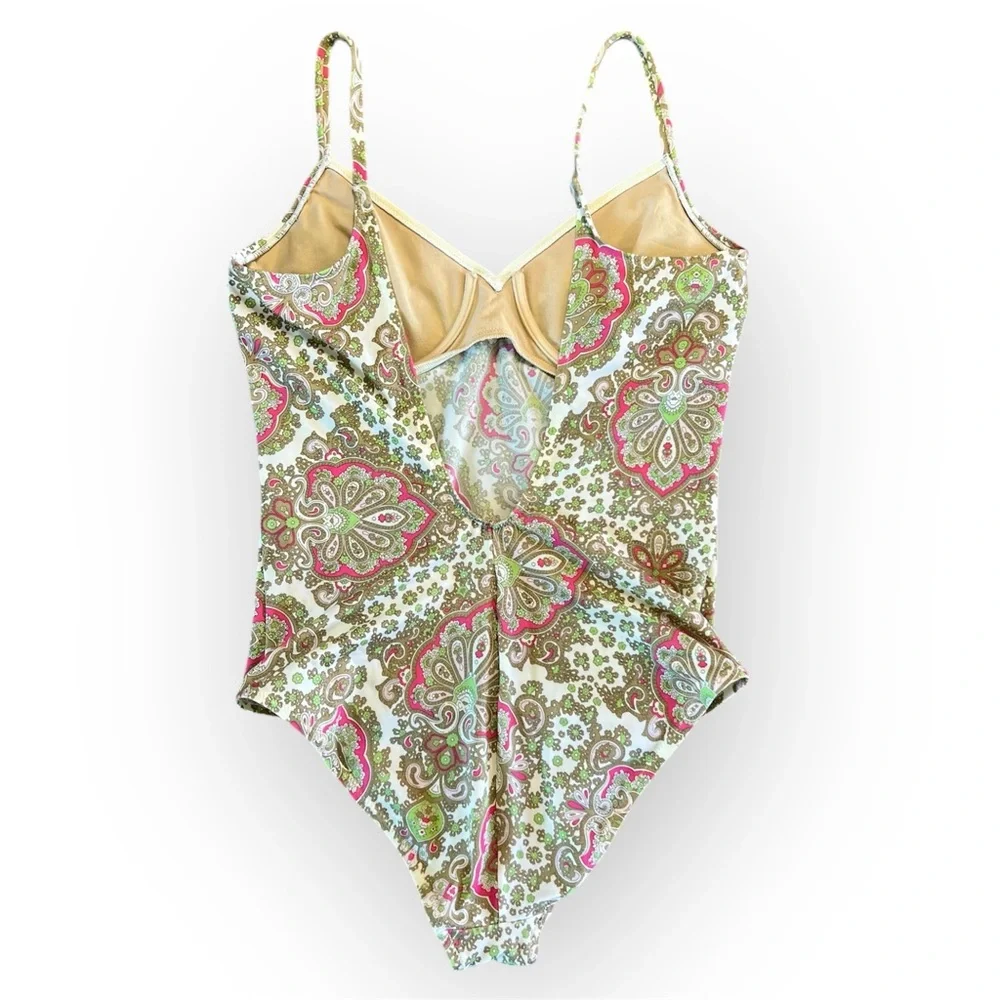 La Perla Paisley One-Piece Swimming Suit - Picture 2 of 11
